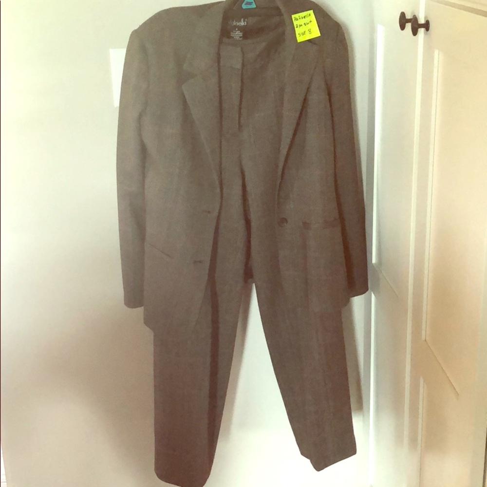 2 pc gray women’s suit
